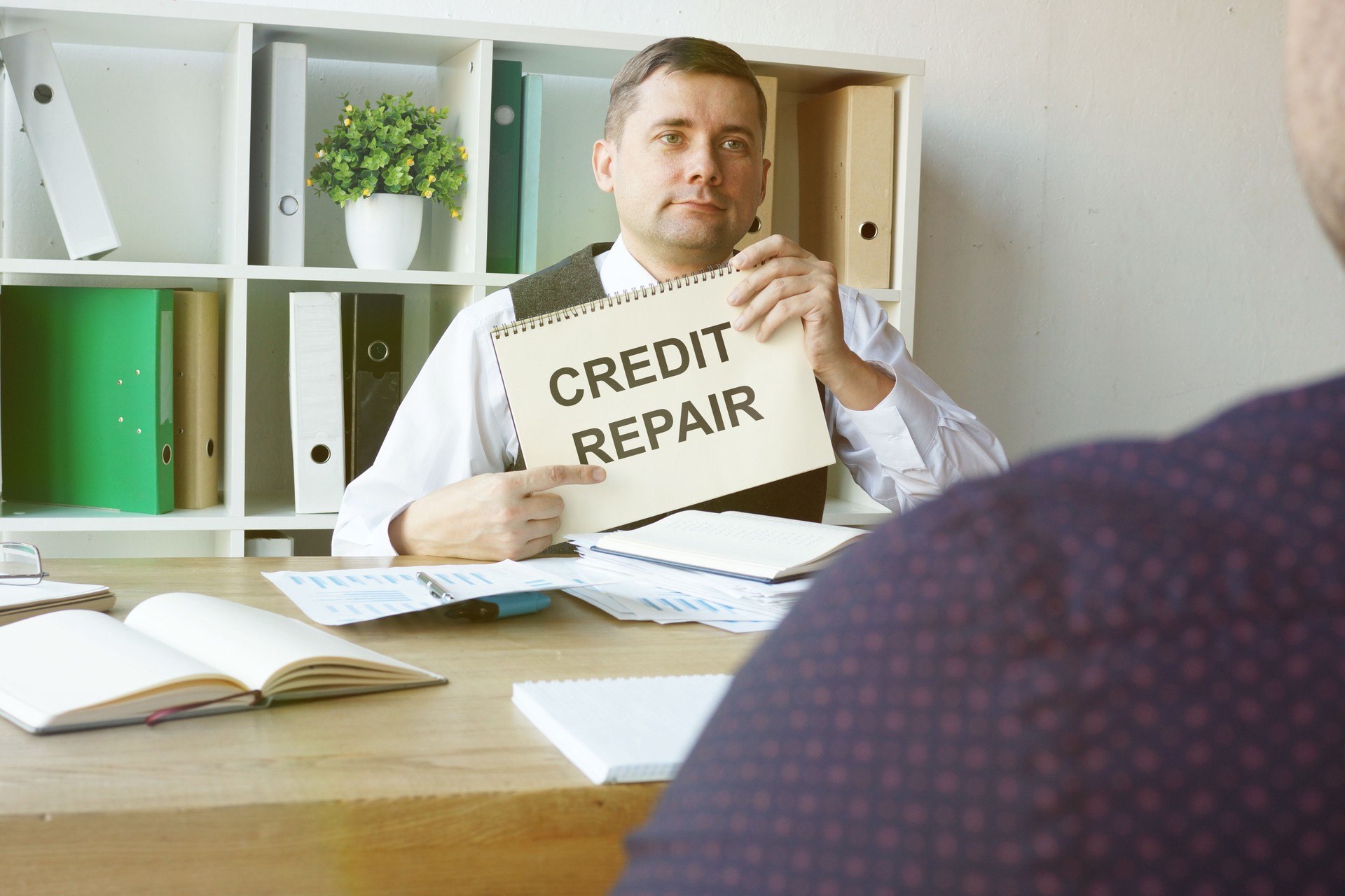 Conceptual photo showing printed text Credit Repair